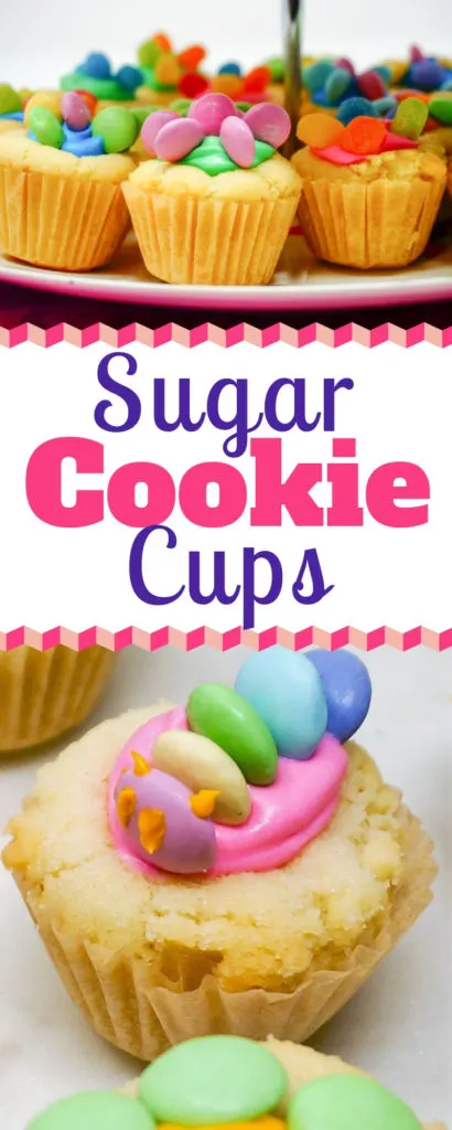 Easter Sugar Cookie Cups