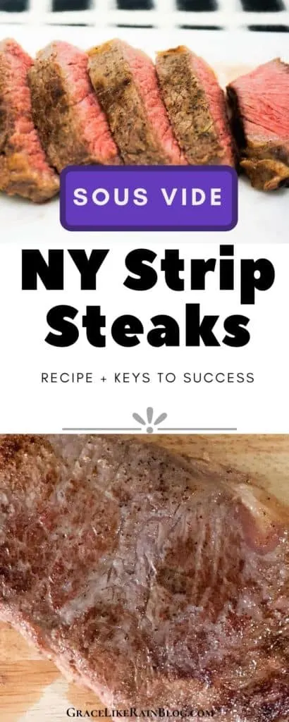 Sous Vide NY Strip Steak