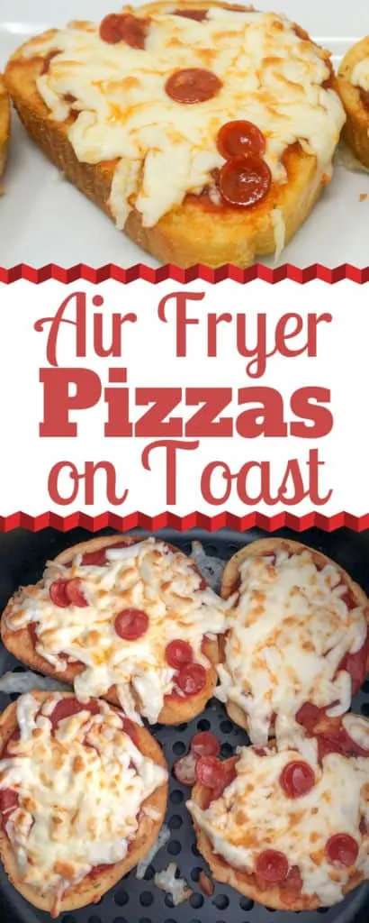Air Fryer Pizzas on Toast