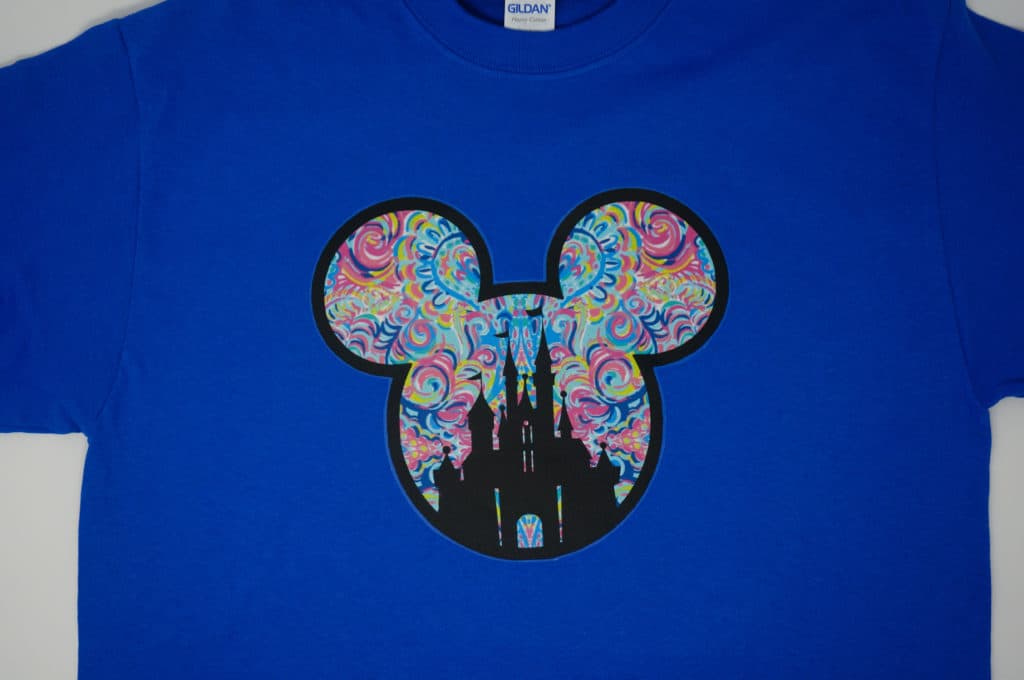 DIY Disney Shirts Castle Mickey Ears