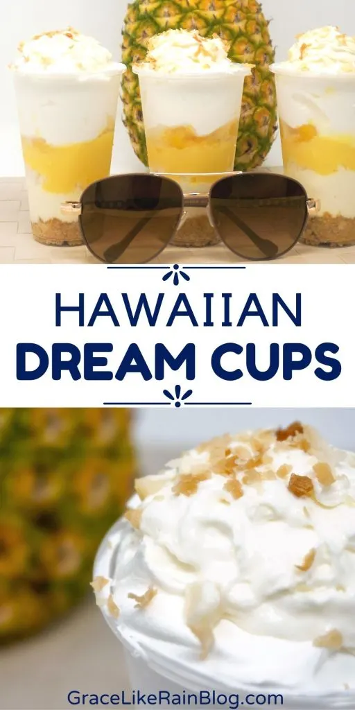 Hawaiian Dream Cups - Easy Hawaiian Dessert Recipe