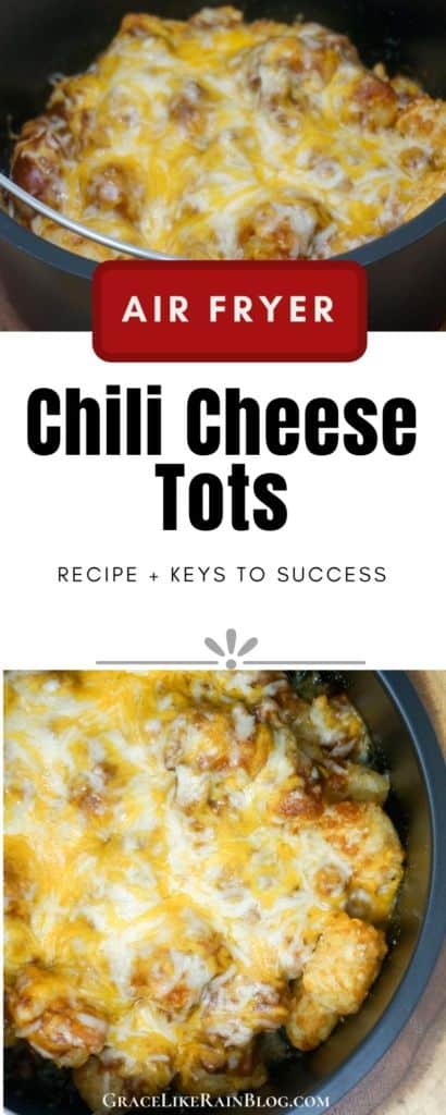 Air Fryer Chili Cheese Tots