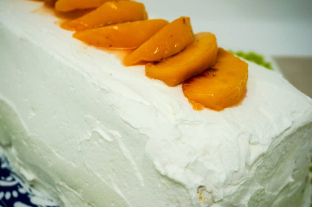 Peaches and Cream Icebox Cake