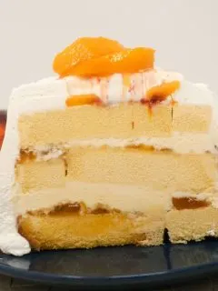 Peaches and Cream Icebox Cake