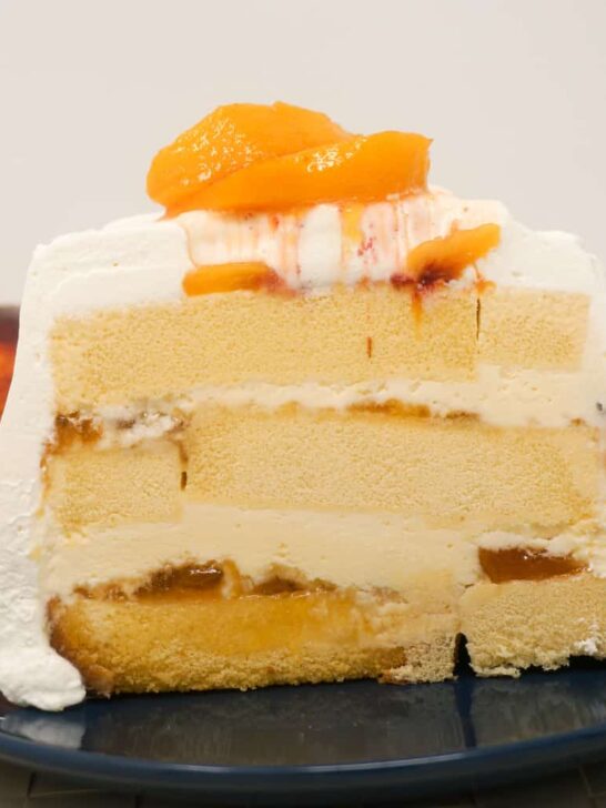 Peaches ‘n Cream Icebox Cake