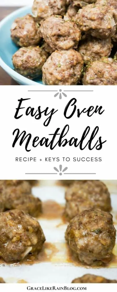 Easy Oven Meatballs