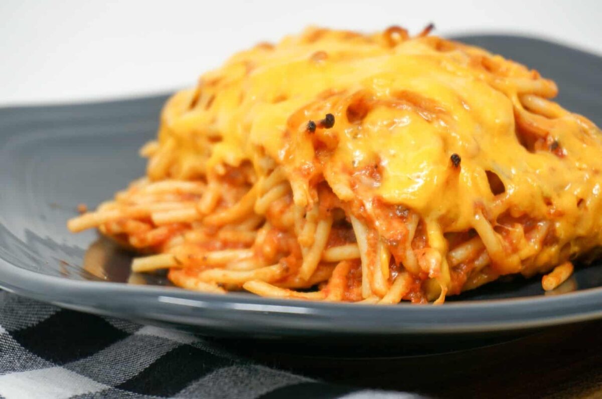 Leftover Spaghetti Bake Recipe - Grace Like Rain Blog