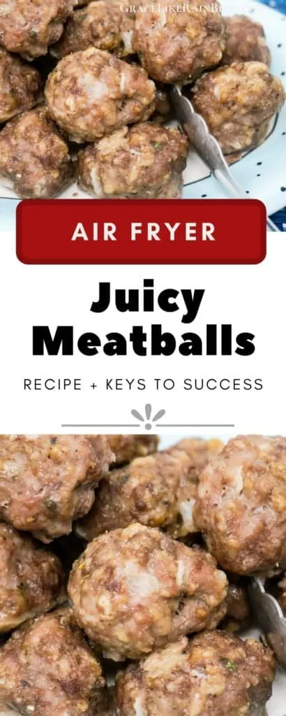 Air Fryer Juicy Meatballs