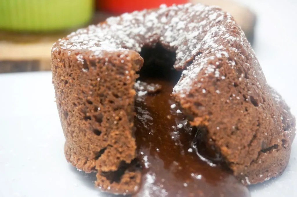 Air Fryer Chocolate Lava Cake