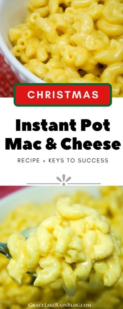 Christmas Instant Pot Mac and Cheese