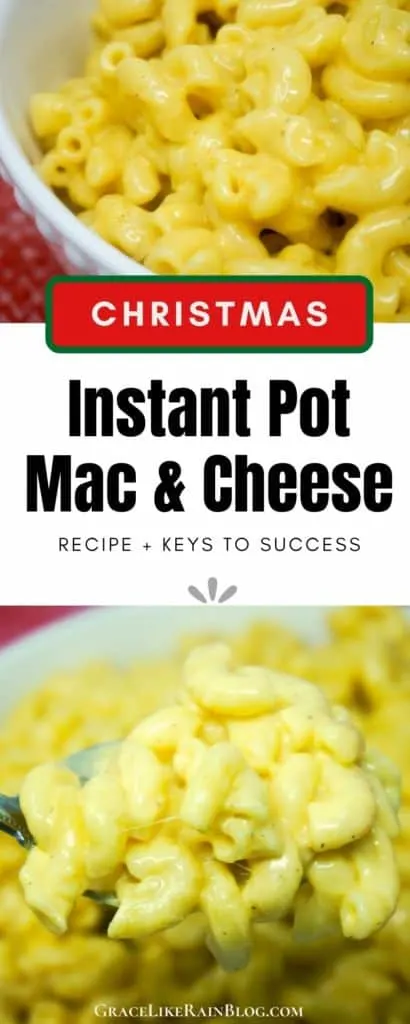 Christmas Instant Pot Mac and Cheese
