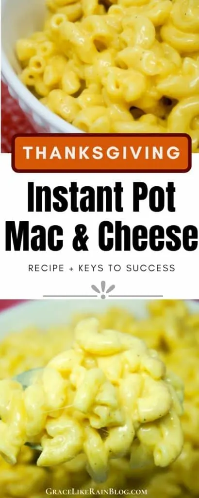 Thanksgiving Instant Pot Macaroni and Cheese