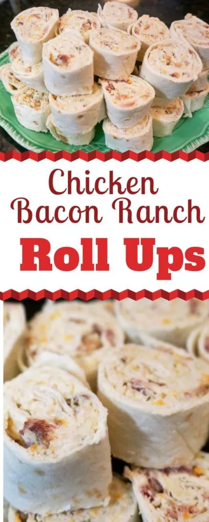 Chicken Bacon Ranch Tortilla Roll Ups