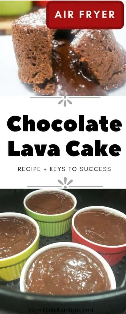 Air Fryer Chocolate Lava Cake