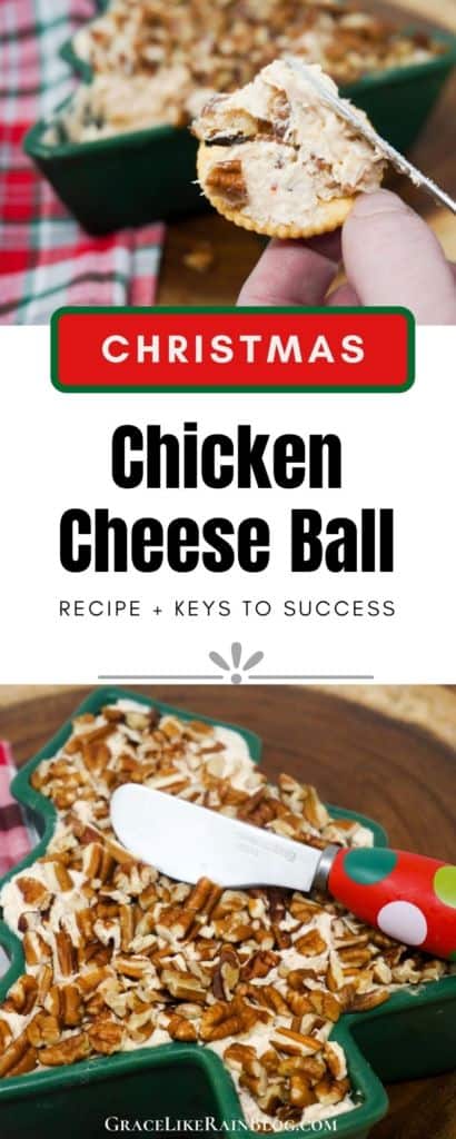 Christmas Ranch Chicken Cheese Ball