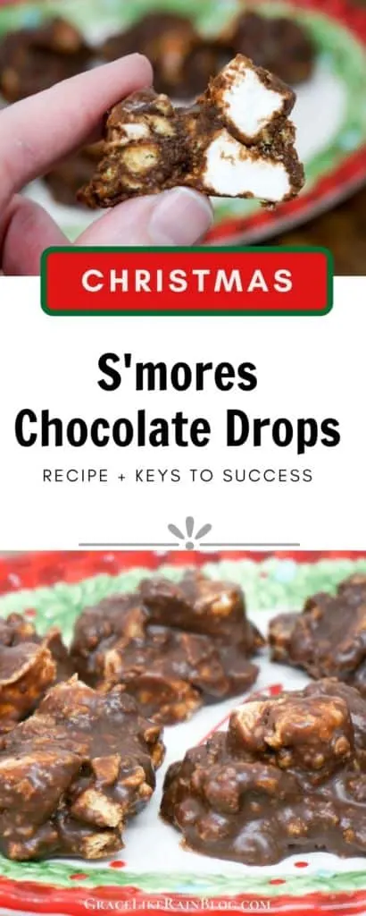 Christmas Smores Chocolate Drops