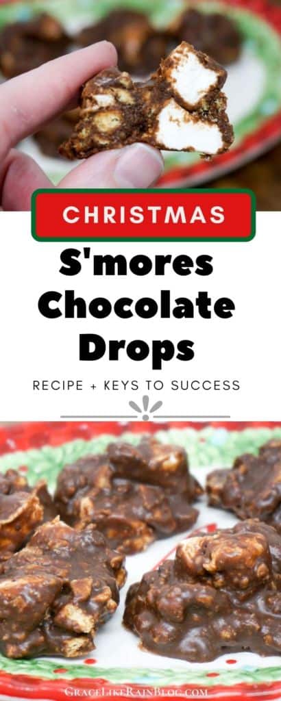 Christmas Smores Chocolate Drops