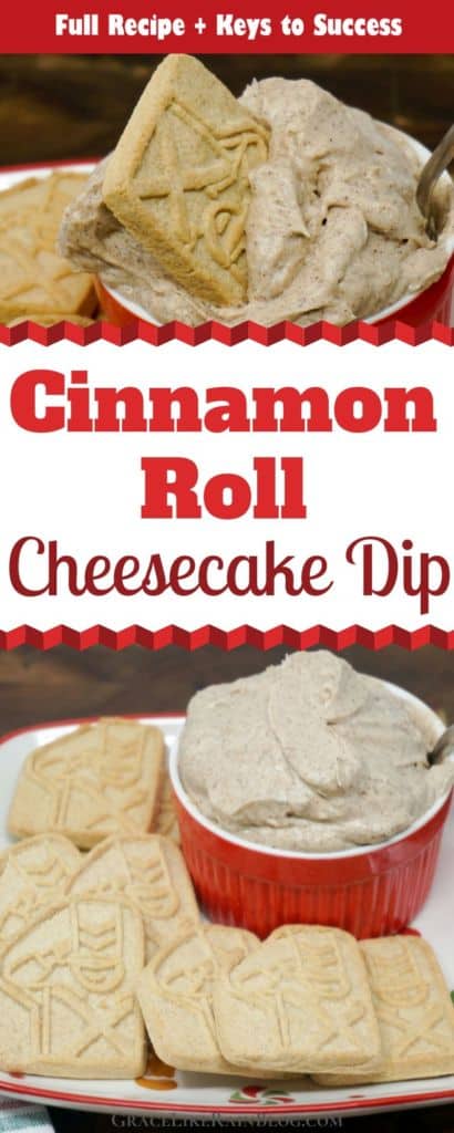 Cinnamon Roll Cheesecake Dip