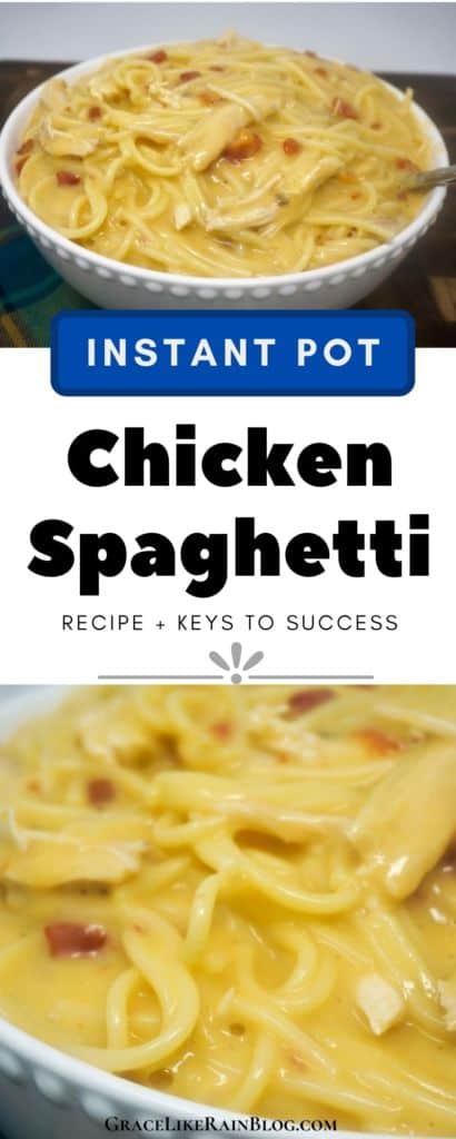 Instant Pot Chicken Spaghetti