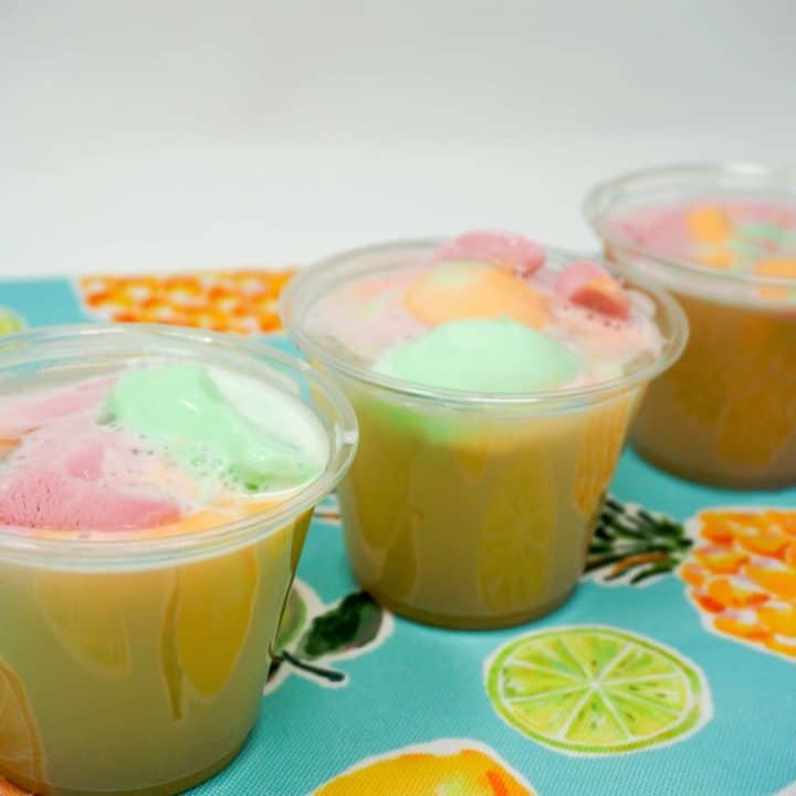 Rainbow Sherbet Party Punch Cups