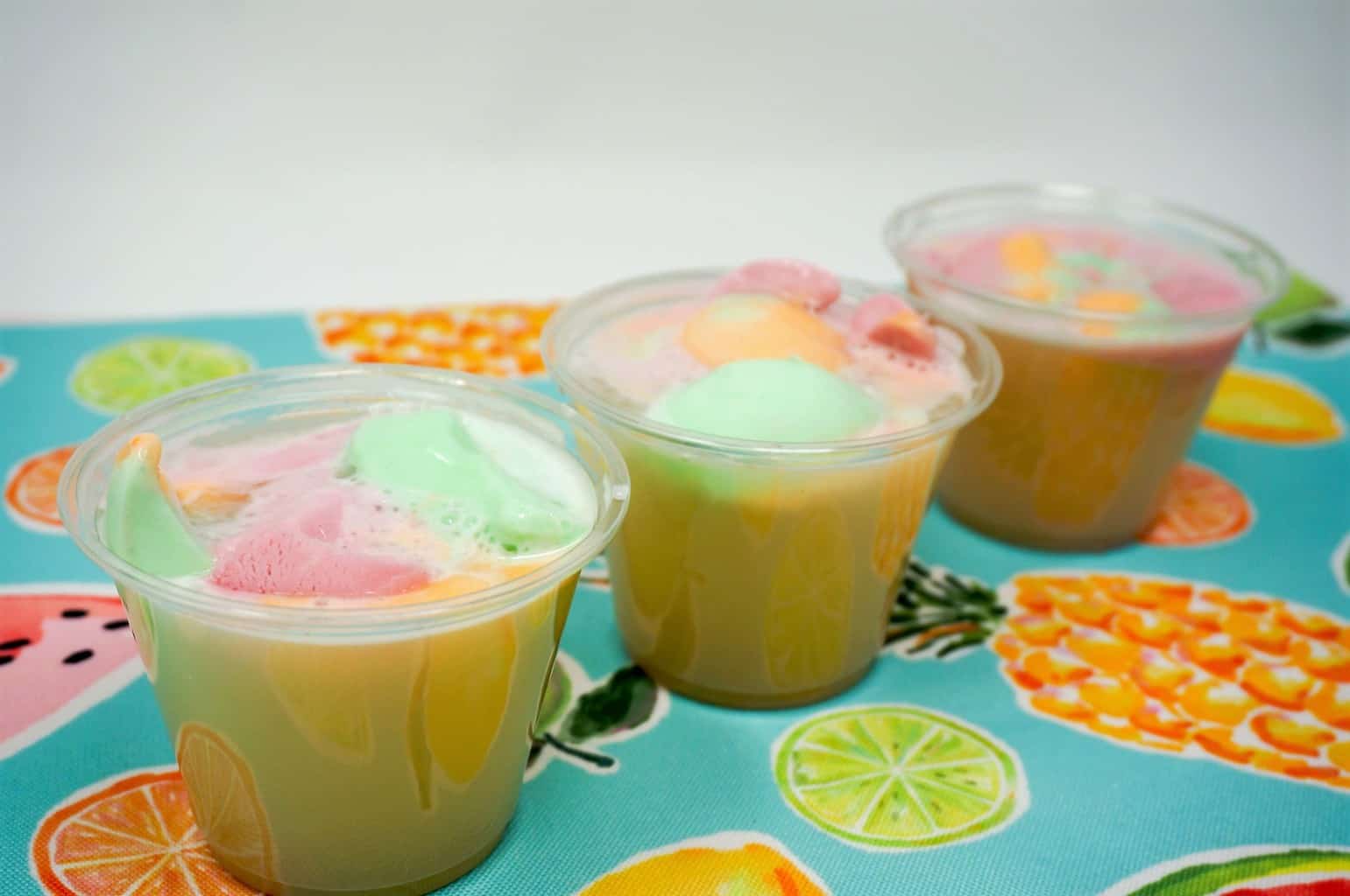 Rainbow Sherbet Party Punch Cups