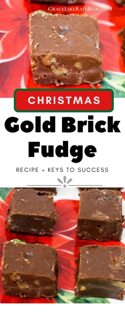 Christmas Gold Brick Fudge