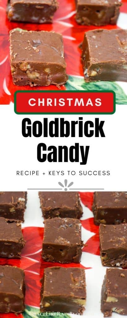 Christmas Fudge Goldbrick Candy