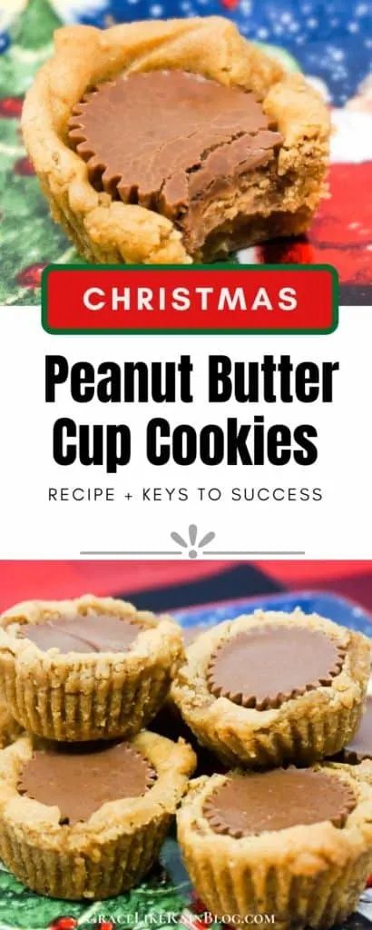 Christmas Peanut Butter Cup Cookies