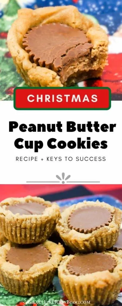 Christmas Peanut Butter Cup Cookies