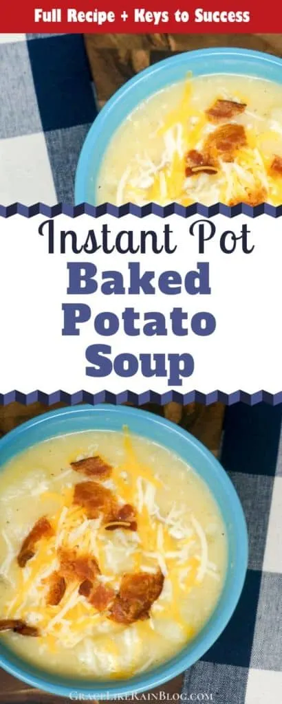 Instant Pot Loaded Baked Potato Soup Recipe
