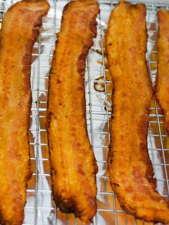 Sous Vide Bacon Finished in Oven