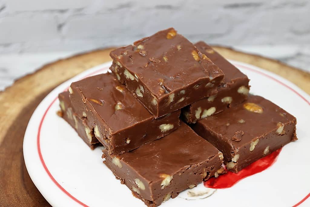 Gold Brick Fudge Candy for Christmas