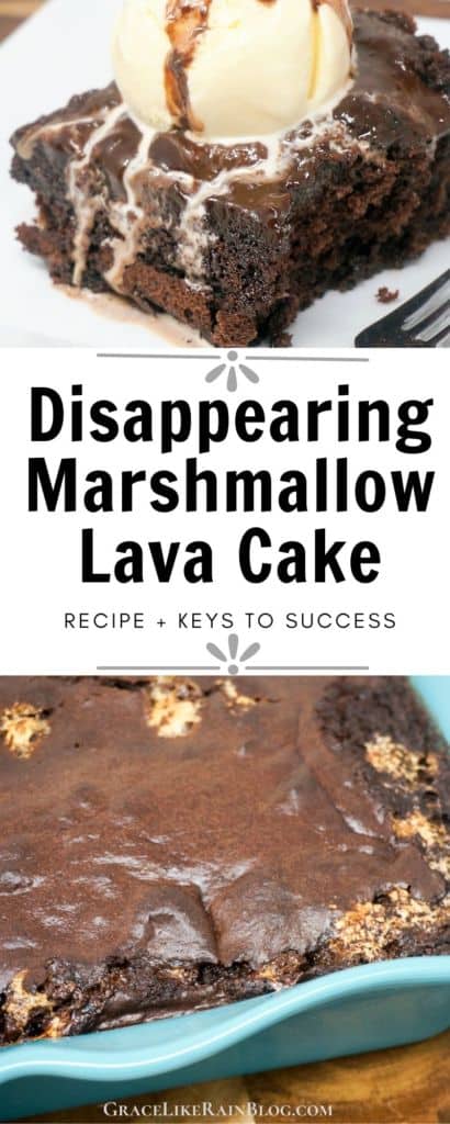 Disappearing Marshmallow Lava Cake