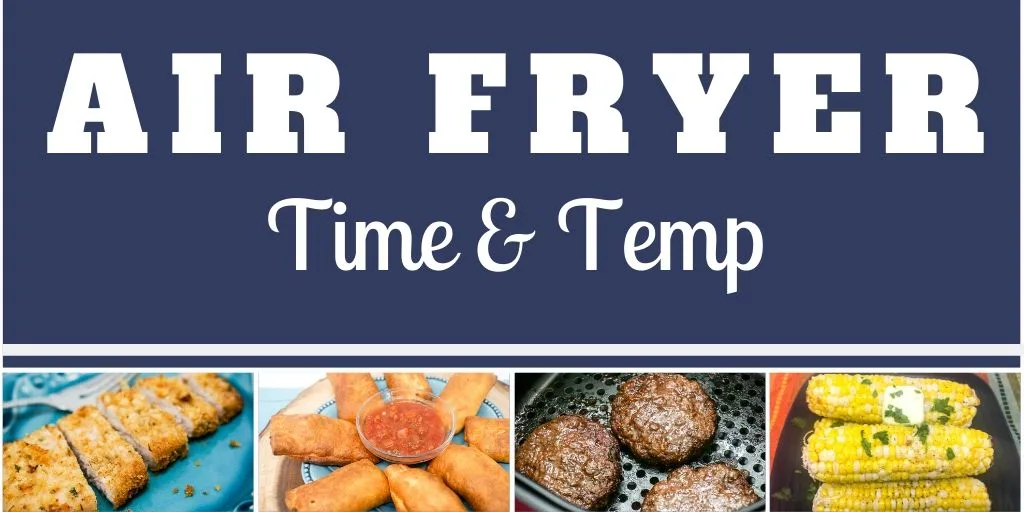 Air Fryer Time and Temp Chart Small