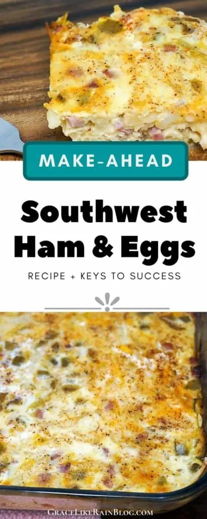 Southwest Ham and Egg Casserole
