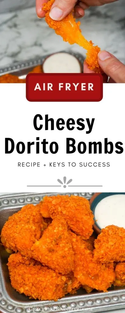 Air Fryer Cheesy Dorito Bombs
