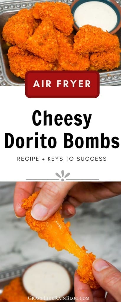 Air Fryer Cheesy Dorito Bombs