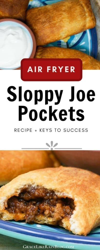 Air Fryer Sloppy Joe Pockets