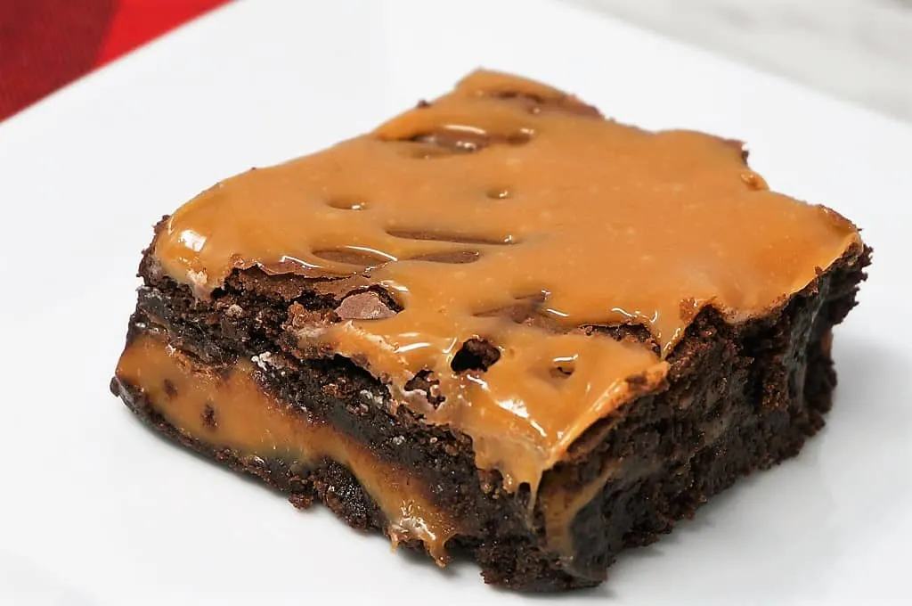 brownie caramel layer bars recipe