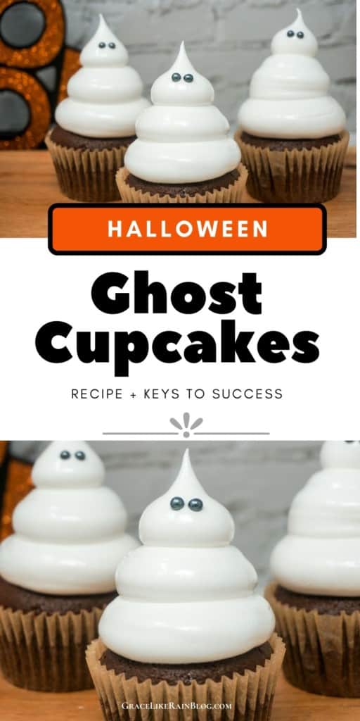 Ghost Cupcakes for Halloween