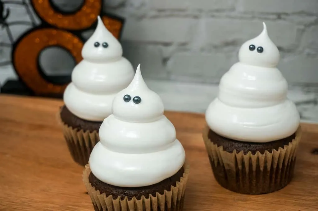 Halloween Ghost Cupcakes