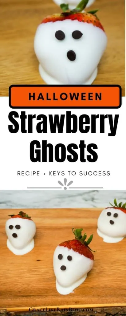 Halloween Strawberry Ghosts