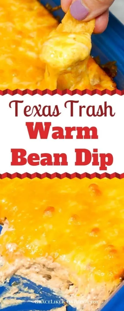 Texas Trash Warm Bean Dip