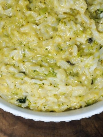 Broccoli, Rice and Cheese