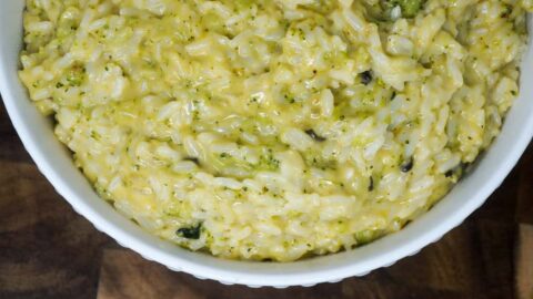 Broccoli, Rice and Cheese