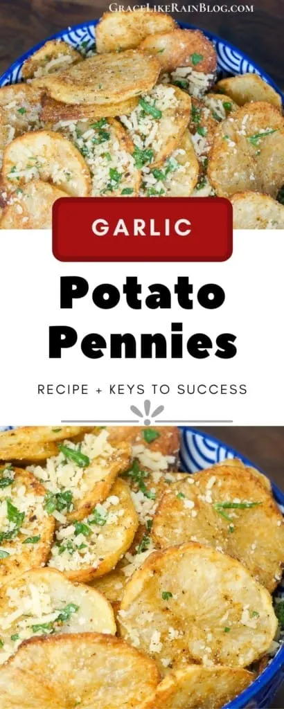 Garlic Potato Pennies
