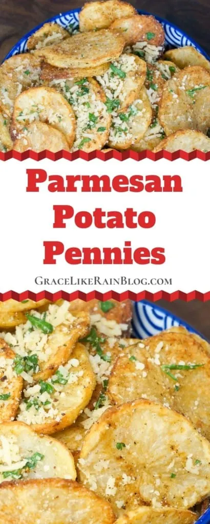 Parmesan Potato Pennies