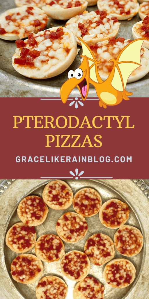Pterodactyl Pizzas For Dinosaur Party