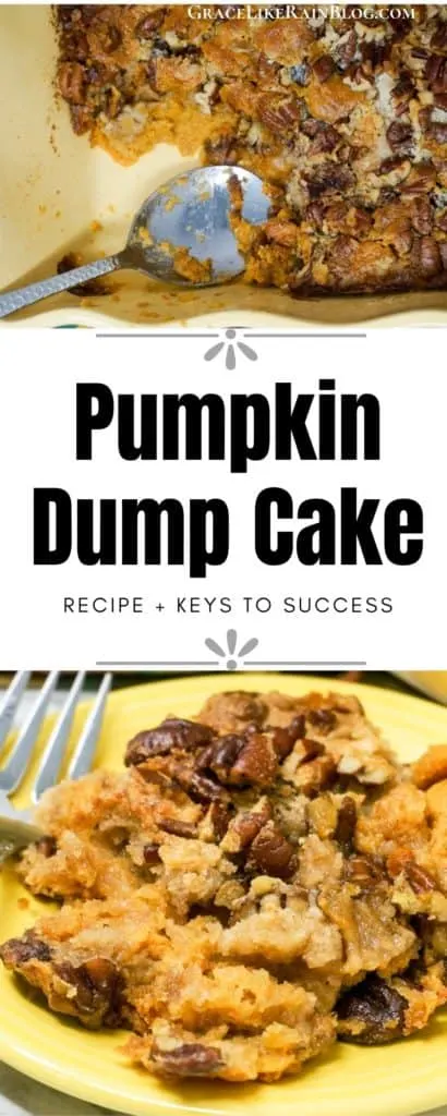 Pumpkin Crunch Dump Cake - Grace Like Rain Blog