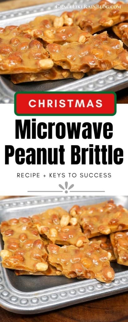 Christmas Microwave Peanut Brittle